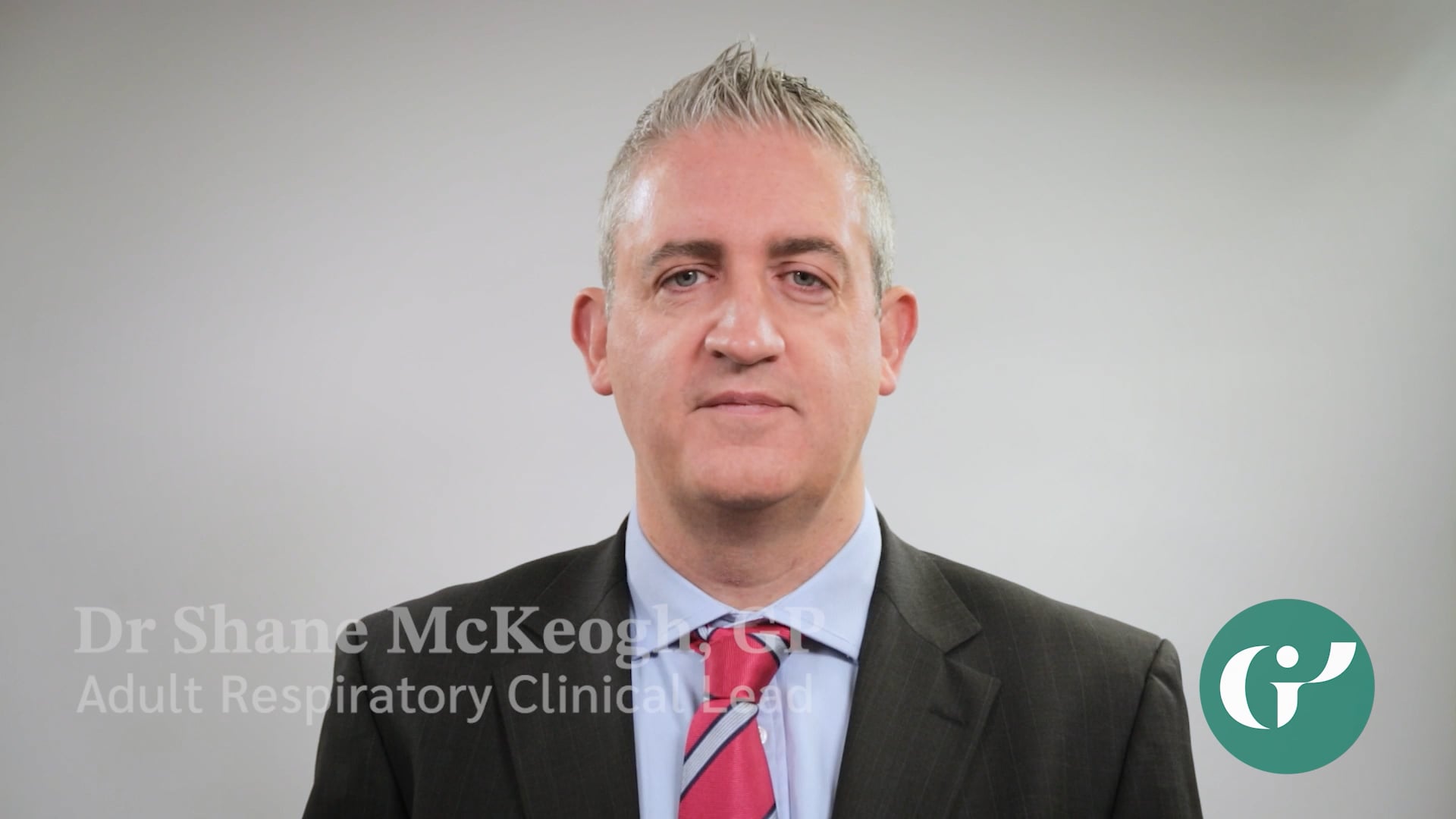 Dr Shane McKeogh, Adult Respiratory Clinical Lead.